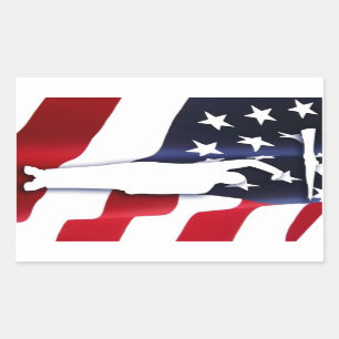 De Amerikaanse Patriot Driller Sticker