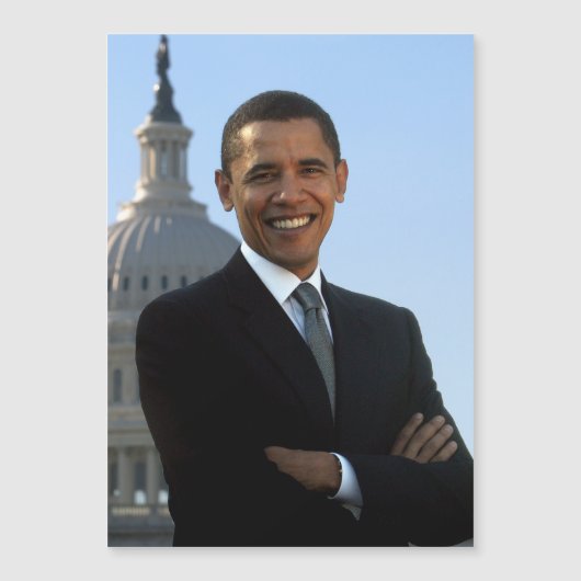 De Amerikaanse president Barack Obama als senator  (Voorkant)