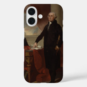 De Amerikaanse president George Washington Lansdow iPhone 16 Hoesje
