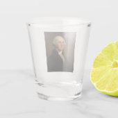 De Amerikaanse president George Washington, Stuart Shot Glas (Achterkant)