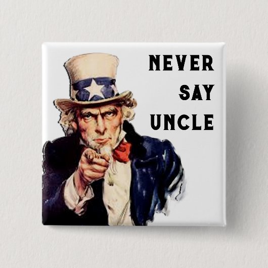 De Amerikaanse Revolutie 2025 Vierkante Button 5,1 Cm (Voorkant)