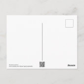 De Amerikaanse roerdomp (Botaurus lentiginosus) Bi Briefkaart (Achterkant)