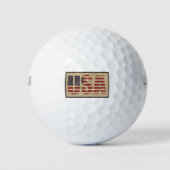 De Amerikaanse stempel Golfballen (Voorkant)