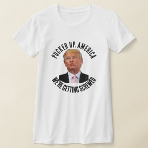 De Amerikaanse Trump Lips T-shirt