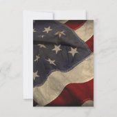 De Amerikaanse vlag bewaart de Datum met Foto Save The Date (Achterkant)