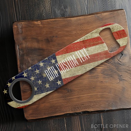 De Amerikaanse vlag, die in nood verkeert Speed Flessenopener