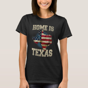 De Amerikaanse vlag is de vlag van Texas T-shirt