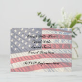 De Amerikaanse vlag Kaart (Staand voorkant)