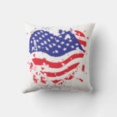 De Amerikaanse vlag Kussen (Achterkant)