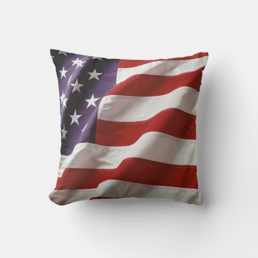 De Amerikaanse vlag Kussen (Voorkant)