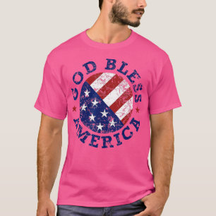 De Amerikaanse vlag op de vierde dag van juli Onaf T-shirt