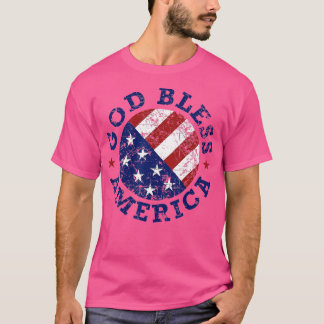 De Amerikaanse vlag op de vierde dag van juli Onaf T-shirt