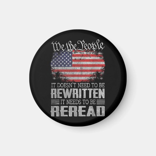 De Amerikaanse vlaggestaat moet worden herzien Magneet (Voorkant)