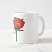 De Amo Roos Coffee-Mok Extra Grote Beker (Voorkant rechts)