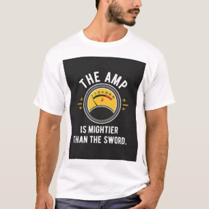 De Ampère is Machtiger Dan Zwaard Ingenieur Cadeau T-shirt