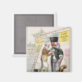 De Amusement of a Bill Sticker, 1820 Magneet (Voorkant / Achterkant)