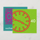 De Analoge Wijzerplaat van het Collectie van de Me Save The Date (Voorkant / Achterkant)
