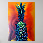 De ananas | AI Art Poster (Voorkant)