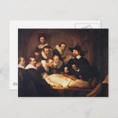 De anatomie Lectuur van Rembrandt Briefkaart (Voorkant / Achterkant)