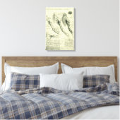 De anatomie van de arm en schouder van Leonardo da Canvas Afdruk (Insitu (Slaapkamer))