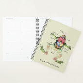 De anatomie van de kikker is gepersonaliseerd planner (Display)