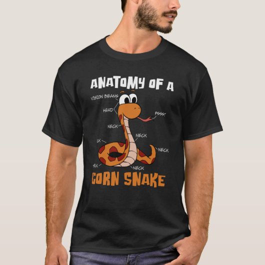 De Anatomie Van Dier Maislang Anatomie Dier T-shirt (Voorkant)