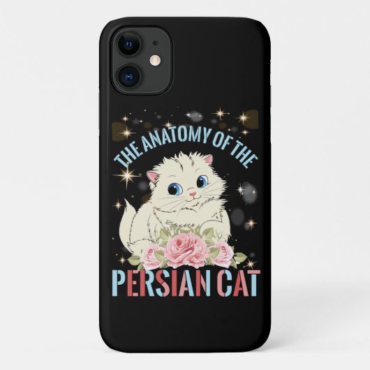 De anatomie van het Perzische katje Case-Mate iPhone Case (Achterkant)