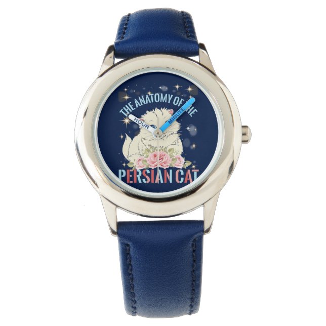 De anatomie van het Perzische katje Horloge (Voorkant)