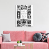 De anatomie van Melancholy Canvas Afdruk (Insitu (Woonkamer))