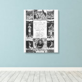 De anatomie van Melancholy Canvas Afdruk (Insitu (Houten vloer))