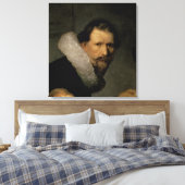 De Anatomy Lesson van Dr. Nicolaes Tulp, 1632 Canvas Afdruk (Insitu (Slaapkamer))