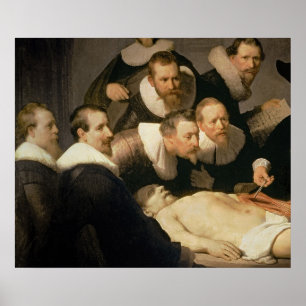 De Anatomy Lesson van Dr. Nicolaes Tulp, 1632 Poster