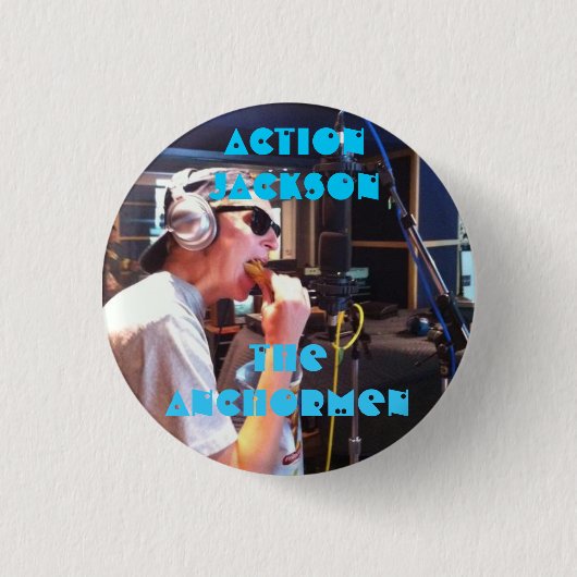 De Anchormen: Jack Ronde Button 3,2 Cm (Voorkant)