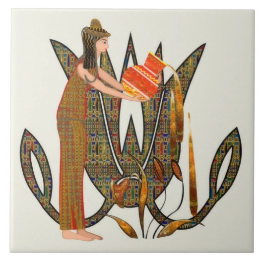 De ancients Aquarius Tegeltje (Voorkant)