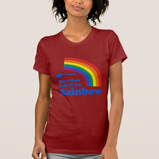 DE ANDERE HALF VAN MIJN RAINBOW (juist) T-shirt (Voorkant)