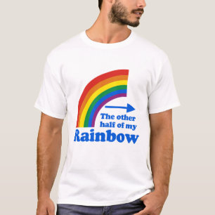 DE ANDERE HALF VAN MIJN RAINBOW (links) T-shirt