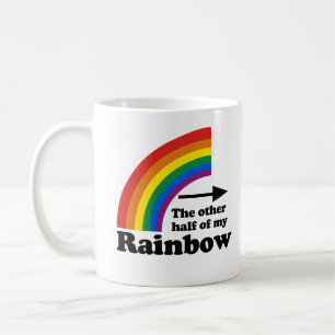 De Andere Helft van mijn Regenboog (Linkerkant) Koffiemok