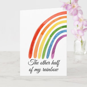 De Andere Helft Van Mijn Regenboog Maakt Me Comple Kaart