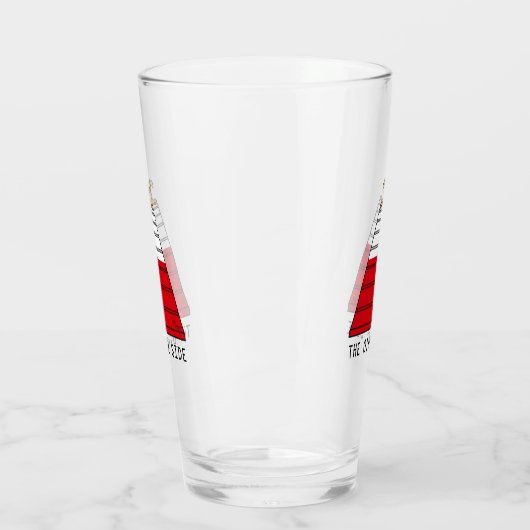 De andere kant - grappige hondenbehendigheid glas (Links)