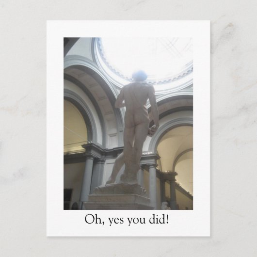 De andere kant van David Briefkaart (Voorkant)