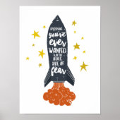 De andere kant van de angst poster (Voorkant)