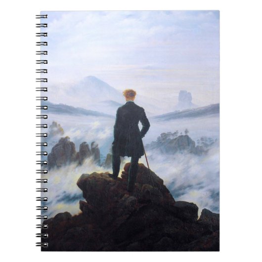 De anderer boven Zee Fog Caspar David Friedrich Notitieboek (Voorkant)