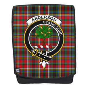 De Anderson Van Arbrake Clan Crest Tartan Schotse Rugtassen