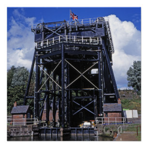 De Anderton Lift Cheshire Engeland Perfect Poster