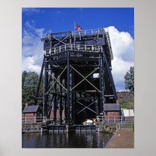 De Anderton Lift Cheshire England Poster