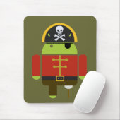 De Android Pirate Mousepad Muismat (Met muis)