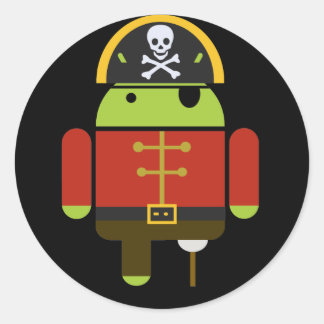 De Android Pirate Stickers