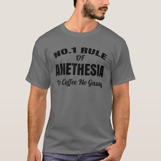 De anesthesieregel t-shirt (Voorkant)