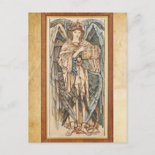 De Angels van de Hierarchy Cherubim, Burne Jones Briefkaart