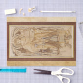 De Angels van de Hierarchy Thrones van Burne Jones Tissuepapier (Craft)